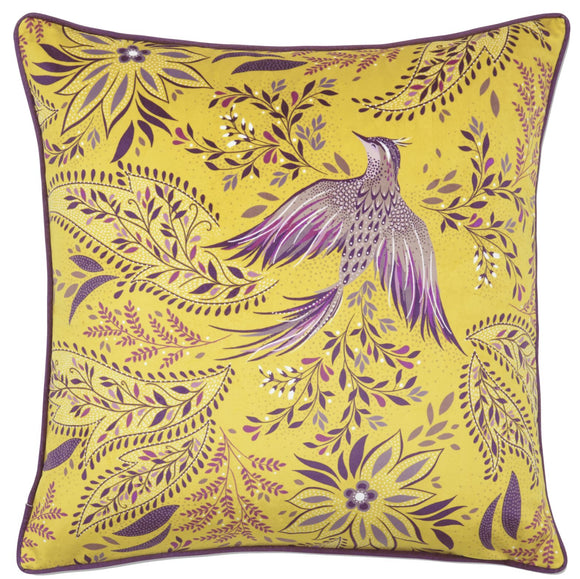 Sara Miller - Birds of Paradise Saffron Cushion £46 (15% off RRP)