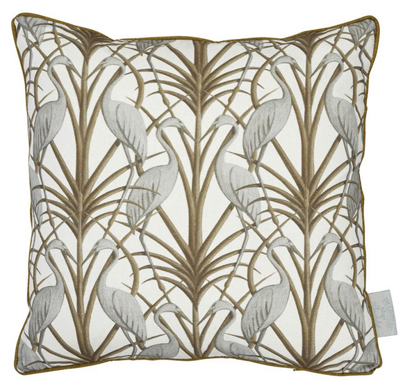 Angel Strawbridge - Nouveau Heron Cream Cushion £25.50 (15% off RRP)