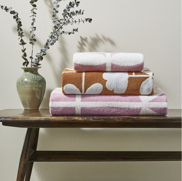 Orla Kiely - Cut Stem Tulip Paprika Towels £13.50 (15% off RRP)