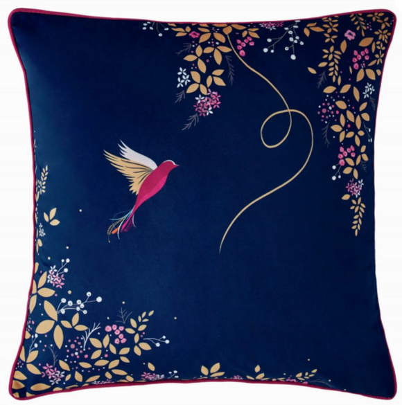 Sara Miller -Hummingbird Navy Feather Cushion £47 (15% off RRP)