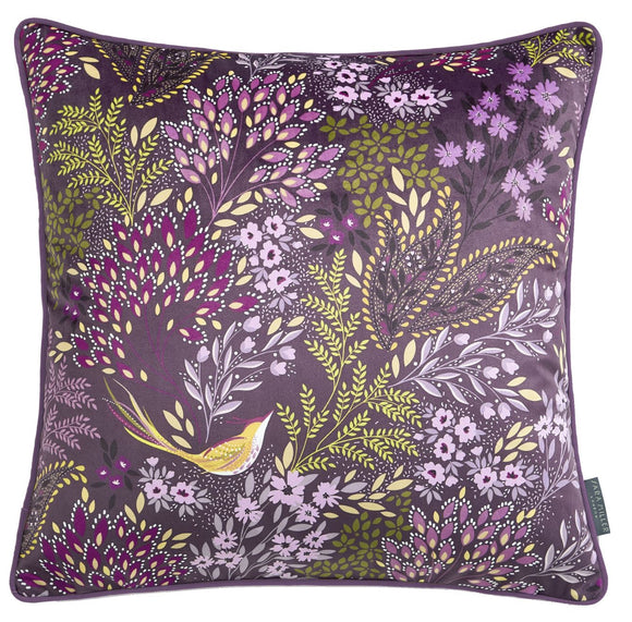 Sara Miller - Songbird Plum Cushion £46 (15% off RRP)