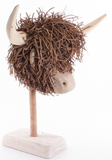 Highland Cow Wooden Sculpture by Voyage Maison £108 (10% off RRP)